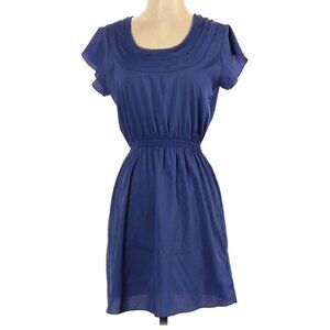 Banana Republic Sz 4 Petite‎ Women’s Blue Dress